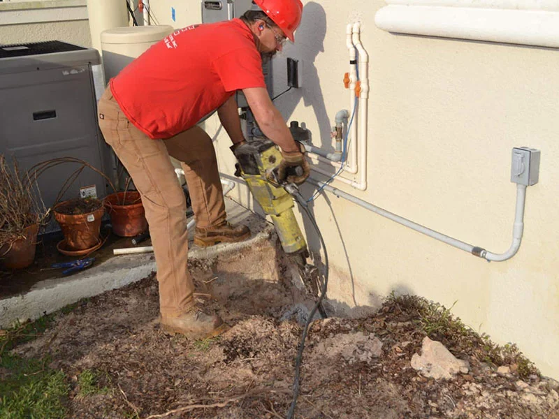 Slab Pier Installation