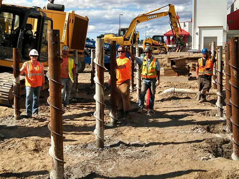 Pre-Construction Pier Installation